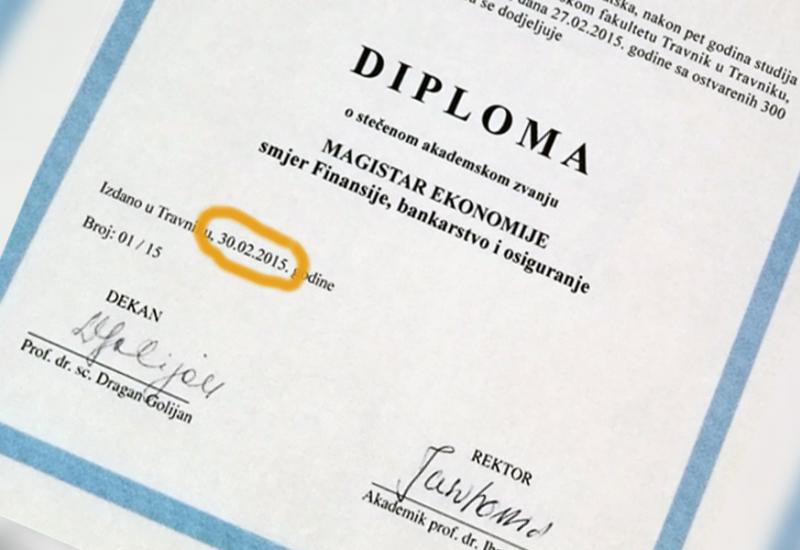 Navodno lažirana diploma - Šefu zagrebačkih Groblja izdana diploma fakulteta u Travniku 30. veljače?