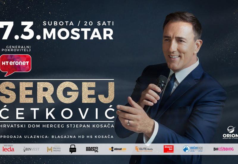 Rasprodan koncert Sergeja Ćetkovića u Kosači pod pokroviteljstvom HT Eroneta 