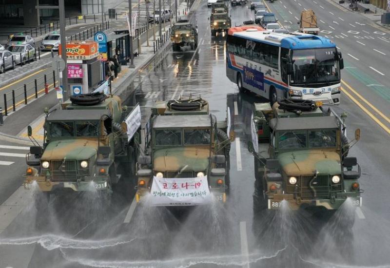 Vojska dezinficira ulice - Dug popis zemalja koje ne čine dovoljno u borbi protiv koronavirusa