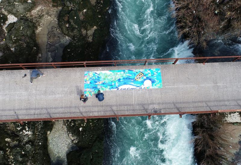 Mozaik pored rijeke Bune - Mostar: 300 platana protiv 300 mini hidrocentrala