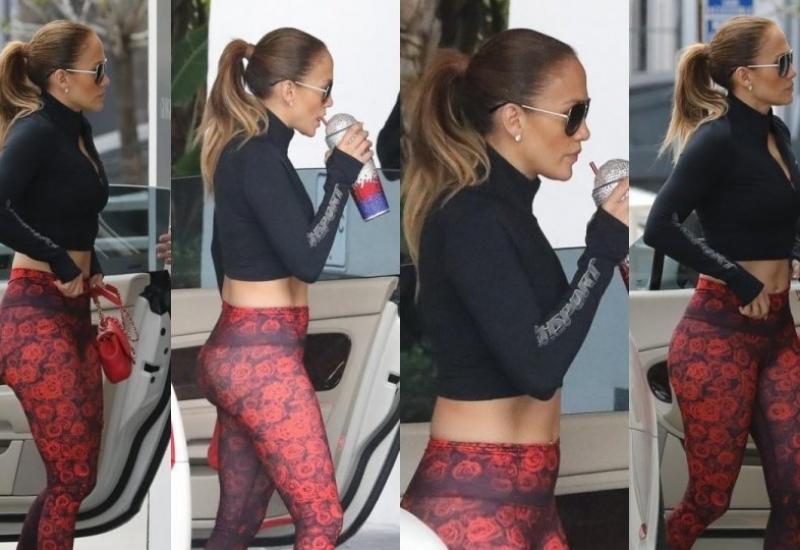 J. Lo na putu za teretanu u Los Angelesu - Možda niste ni pomislili, ali Jennifer Lopez ovdje reklamira cipele