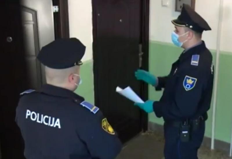 Policija na vratima - 39 osoba kojima je izrečena mjera izolacije nije zatečeno na adresi