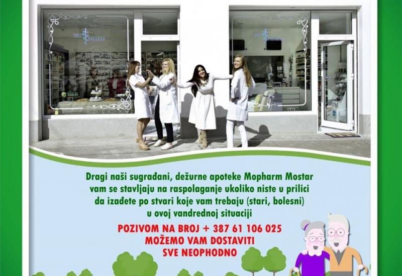 Besplatna dostava lijekova u Mostaru