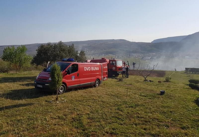 Ugašen požar koji je prijetio kućama u blizini Mostara