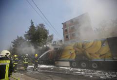 Požar na kamionu u mostarskom naselju Šehovina