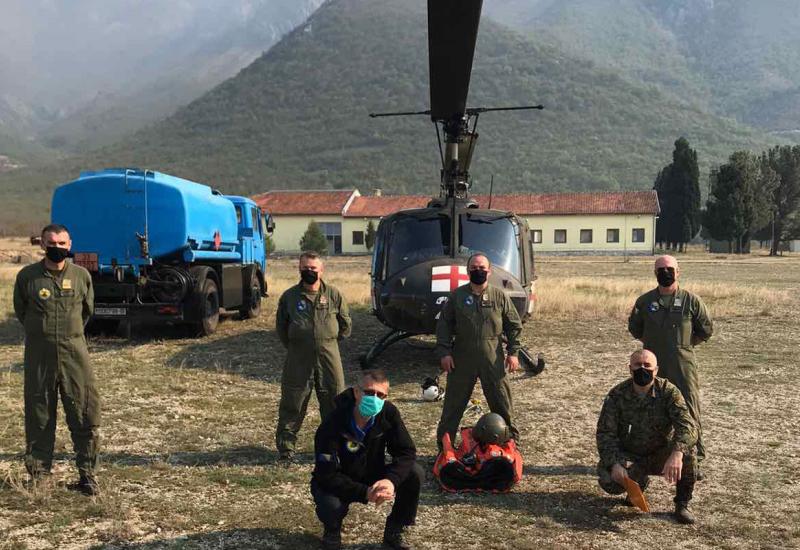 Helikopter nastavio gasiti požar kod Mostara