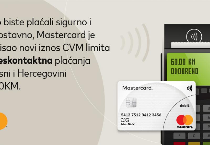 Mastercard u BiH: Do 60KM bez unošenja PIN-a 