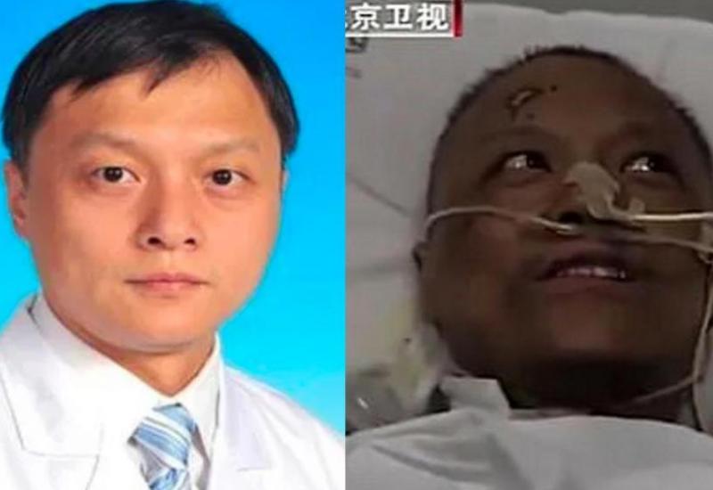 Yi Fan (42), kardiolog, dobio je za vrijeme terapije od koronavirusa tamnu kožu - Malo je reći crno pred očima: Kineskim liječnicima iz Wuhana potamnila koža!