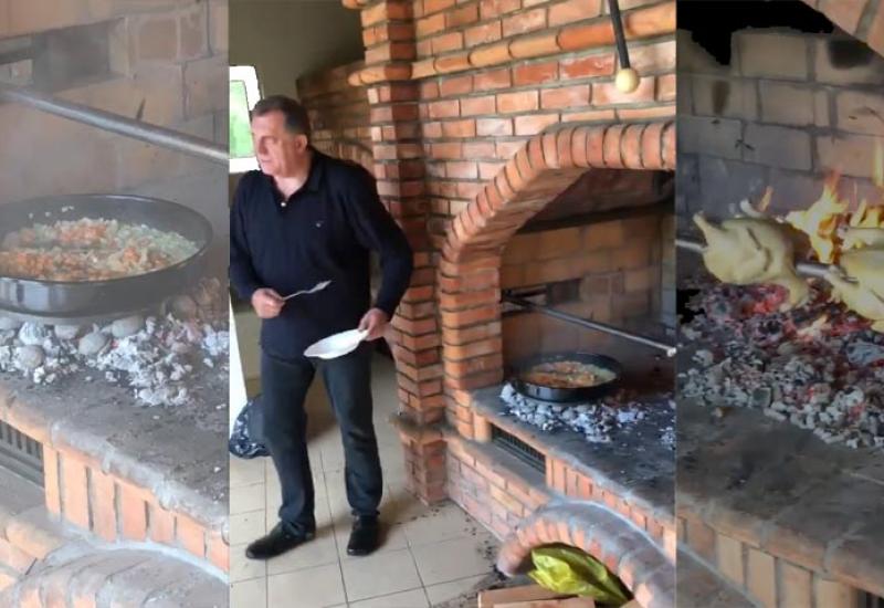 Goli kuhar Dodik - Zavirite u roštilj kod Mile