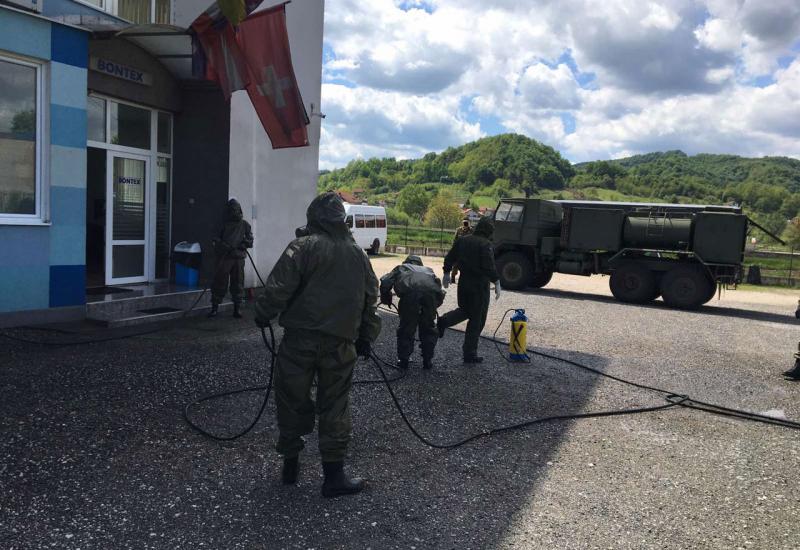 Oružane snage BiH dezinficirale u Maglaju