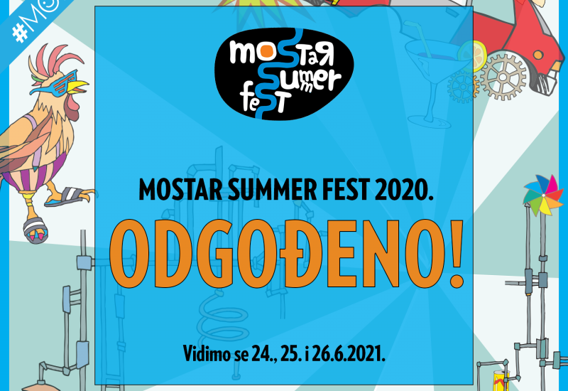 Mostar Summer Fest odgođen - Mostar Summer Fest odgođen, poznat novi datum održavanja