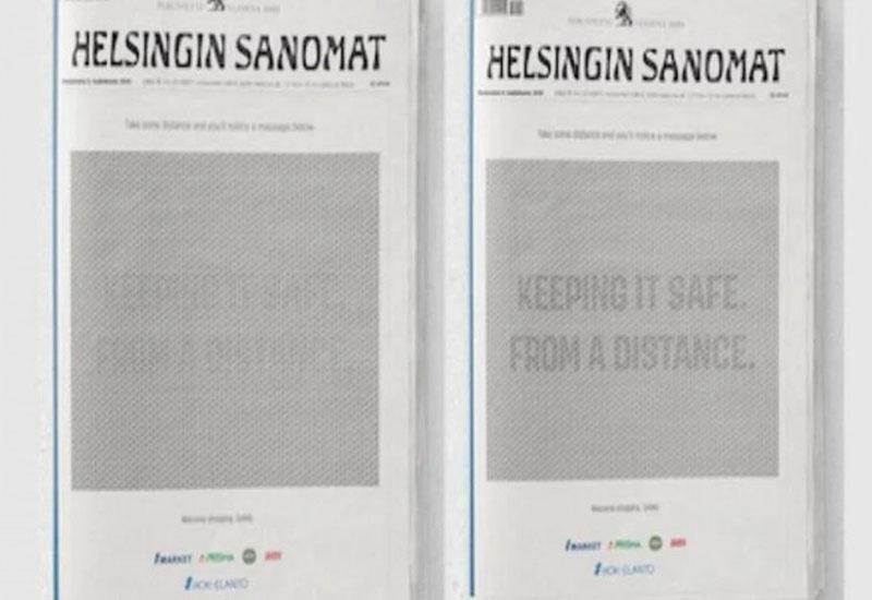 Keeping it safe - Reklamu u novinama možete pročitati samo ako ste udaljeni dva metra