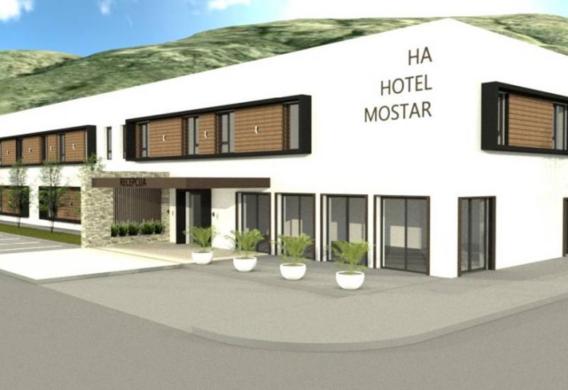 Izgled budućeg hotela Hercegovina-auto - Hercegovina-auto gradi hotel na Bišću