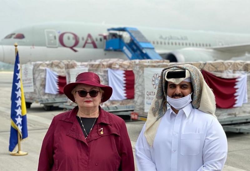  Avion iz flote Qatar Airwaysa dopromio 10 tona pomoći građanima BiH