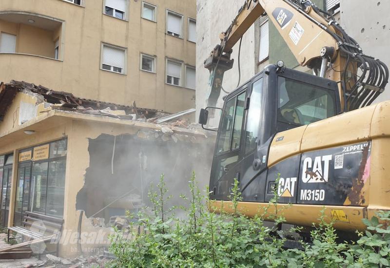Nastavlja se rušenje bespravnih objekata u Mostaru - Nastavlja se rušenje bespravnih objekata u Mostaru