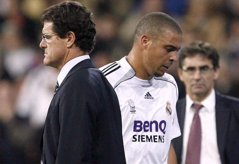 Ronaldo Nazario i Fabio Capello (Real Madrid) - 