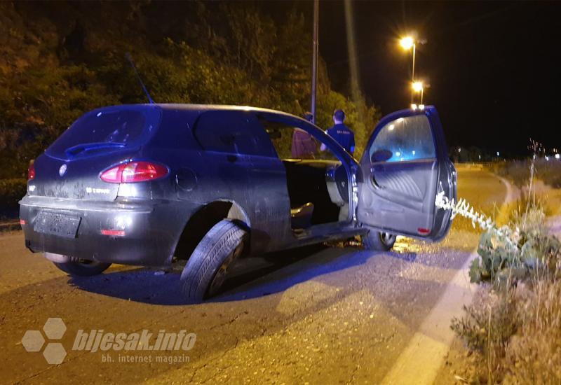 Mostar: Izgubio kontrolu nad vozilom pa ''preletio'' u drugu traku