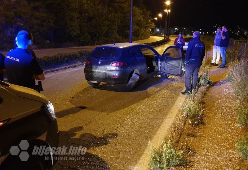 Alfa preletjela u drugu traku - Mostar: Izgubio kontrolu nad vozilom pa 