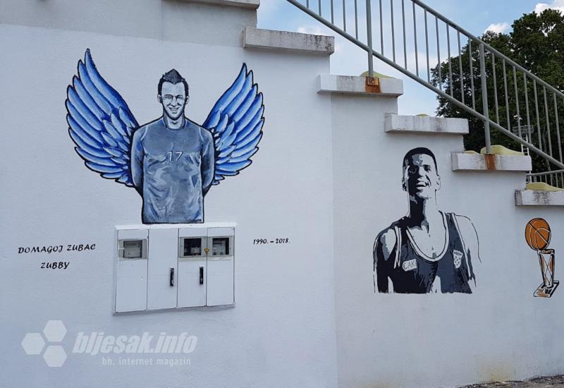 Čapljinci muralom odali počast prerano preminulom nogometašu