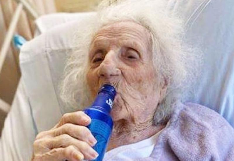 Šivom protiv korone: Jennie Stejna (103)  - Starica u 103. godini pobijedila koronu pa nazdravila pivom!