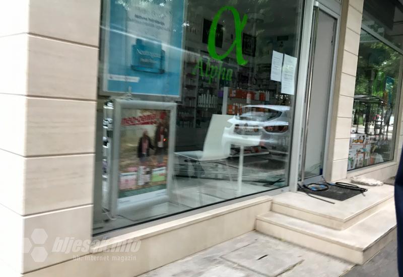 Razbijeno staklo u Zvonimirovoj ulici - 18-godišnji Palestinac razbio staklo u ljekarni u Mostaru