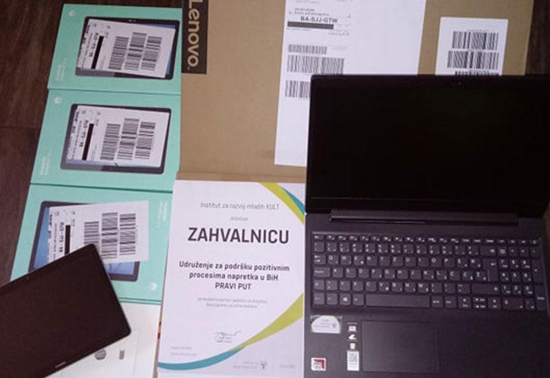 Donacija opreme za online nastavu - Grude: Udruga PRAVI PUT će donirati tablete i laptope za online nastavu 