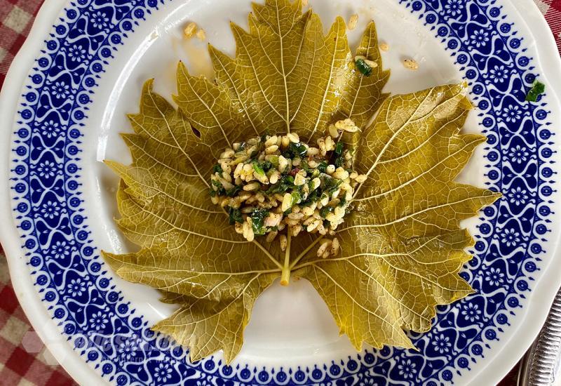 Japrak od vinove loze - Tradicionalno mediteransko jelo: Zdravi japrak od vinove loze i mente