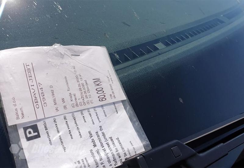 Parking u Neumu: Ministarstvo odobrilo kažnjavanje firmi bez koncesije