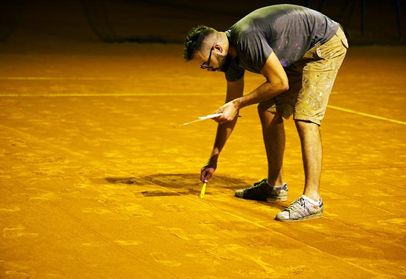 Prvo očistimo sebe, pa pogledajmo druge - Na teniskom terenu nacrtali najveći portret Đokovića na svijetu