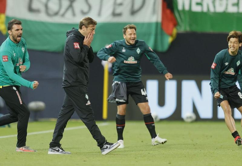 Werder iz Bremena izbjegao je sudbinu HSV-a i ostao u prvoj Bundesligi - Četverostruki prvak Njemačke ipak osigurao ostanak u Bundesligi 