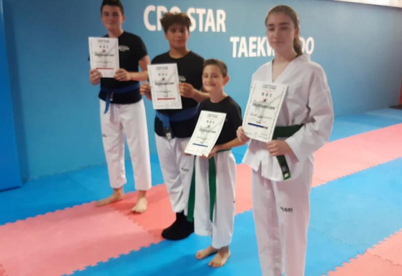 Taekwondo klub Cro Star: 48 kandidata steklo svoje novo zvanje