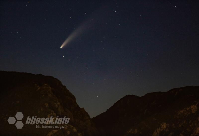 Komet Neowise iznad Mostara: Vidljiv sad i opet za 7 tisuća godina  