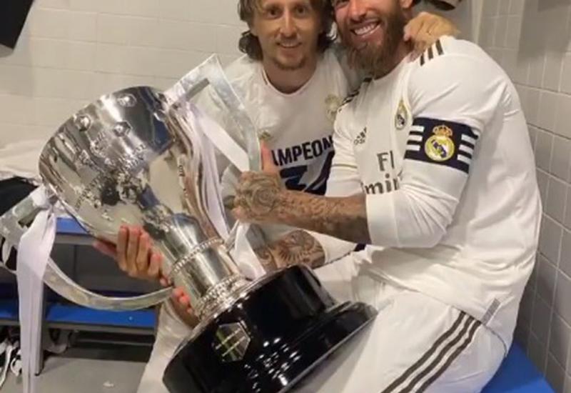 Luka i Sergio Ramos - Ramos proslavio naslov i odao počast Modriću: 