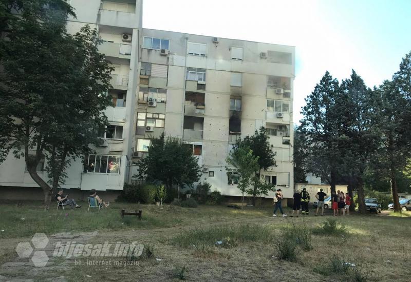 Požar u ulici Hrvatske mladeži - Mostar: Požar u stanu u Omladinskoj