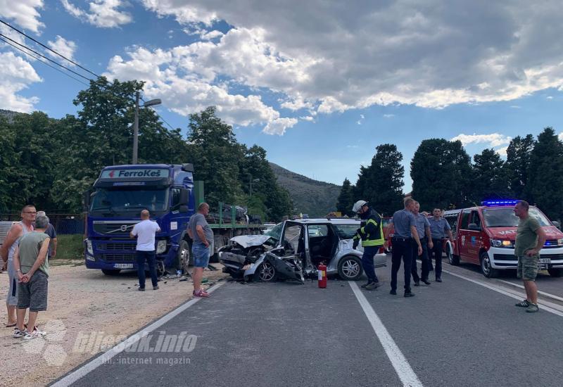 Mostar: Dvije osobe ozlijeđene u Vrapčićima - Mostar: Dvije osobe ozlijeđene u Vrapčićima
