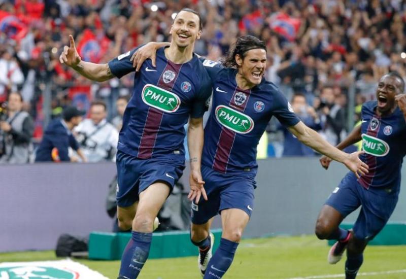 Ibrahimović i Cavani dok su nosli dres Paris St. Germaina - Novi engleski prvoligaš mašta od dovođenju slavnog napadačkog dvojca