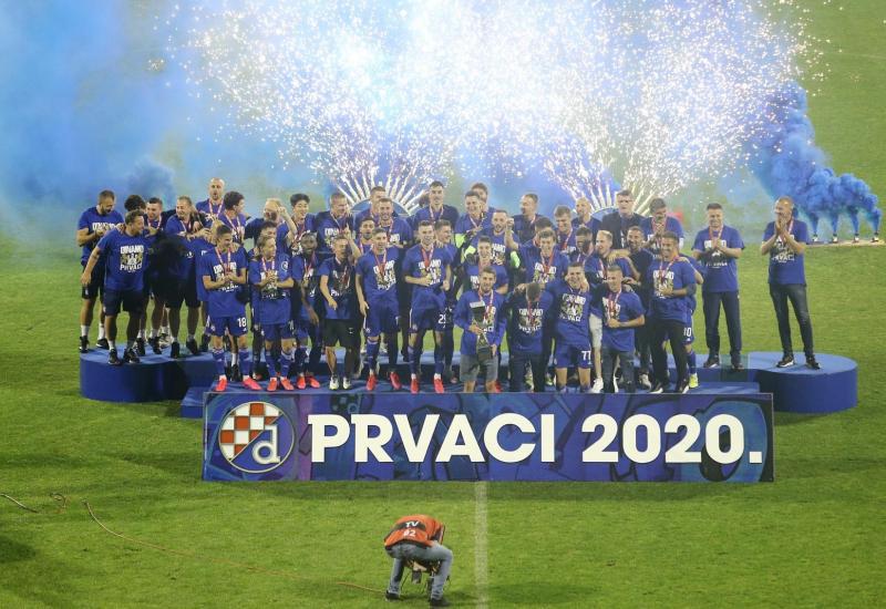 Zagrebački Dinamo nema prave konkurencije u Hrvatskoj nogometnoj ligi (HNL) - Dinamo pobjedom proslavio naslov prvaka: Majer prvo ime utakmice