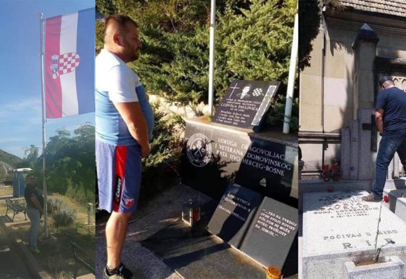 Mokračni vandal iz Crne Gore u napadu na hrvatske spomenike