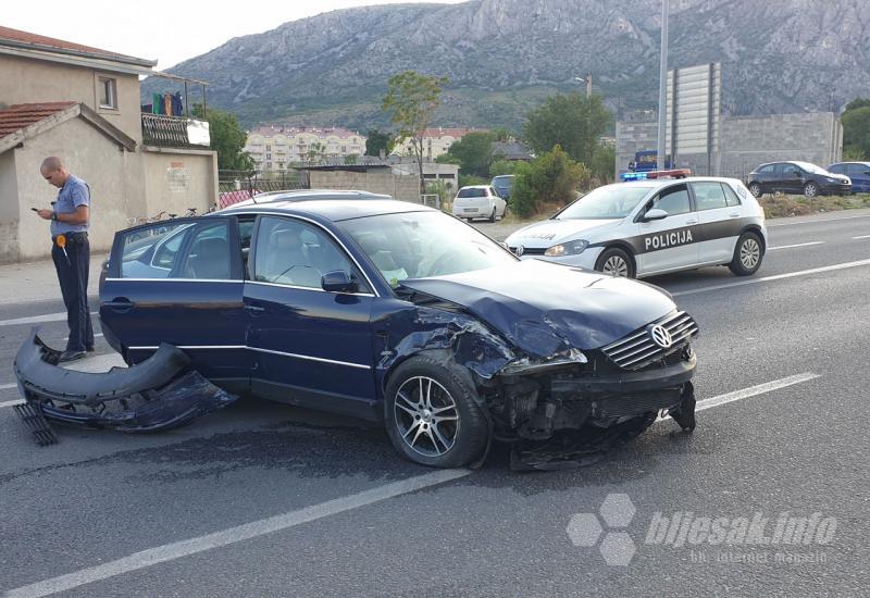 Dva sudara usporila promet u Mostaru