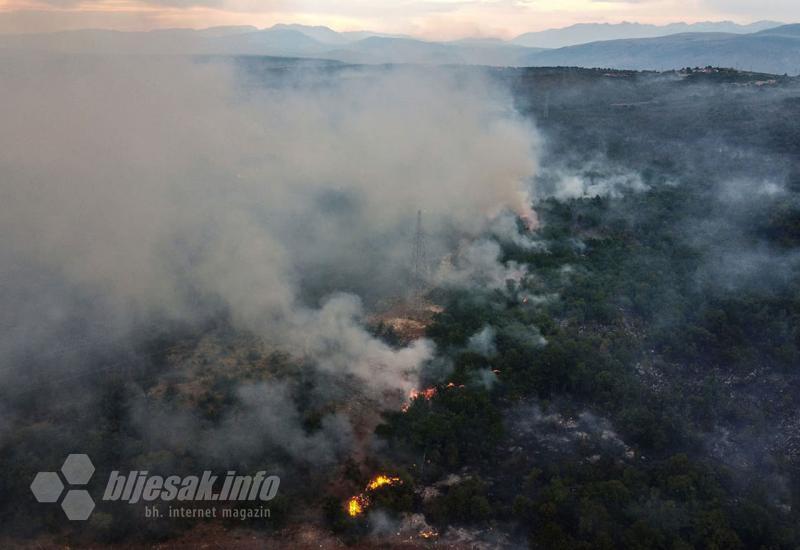Požarna linija Stanojevići - Vatrogasci opet na terenu: Veliki požar na Gubavici