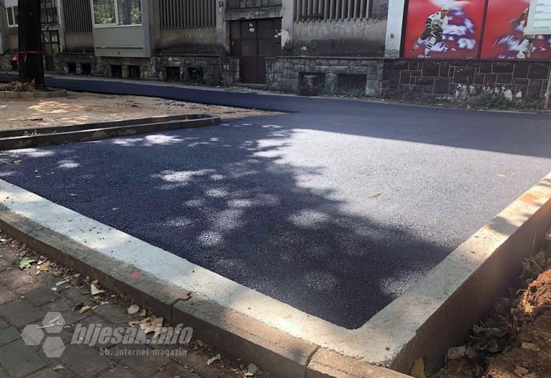Radovi u Zvonimirovoj ulici - Asfaltira se parking u Zvonimirovoj ulici u Mostaru