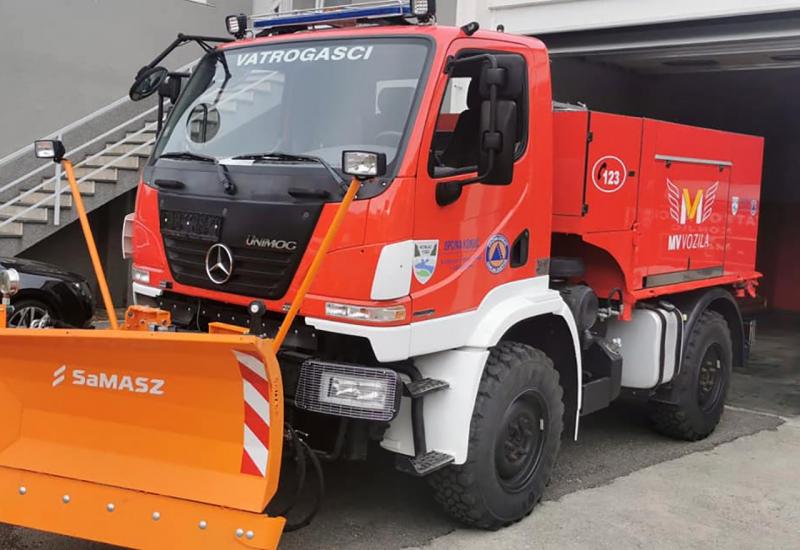 Konjički vatrogasci dobili novo vozilo, može služiti i za čišćenje snijega