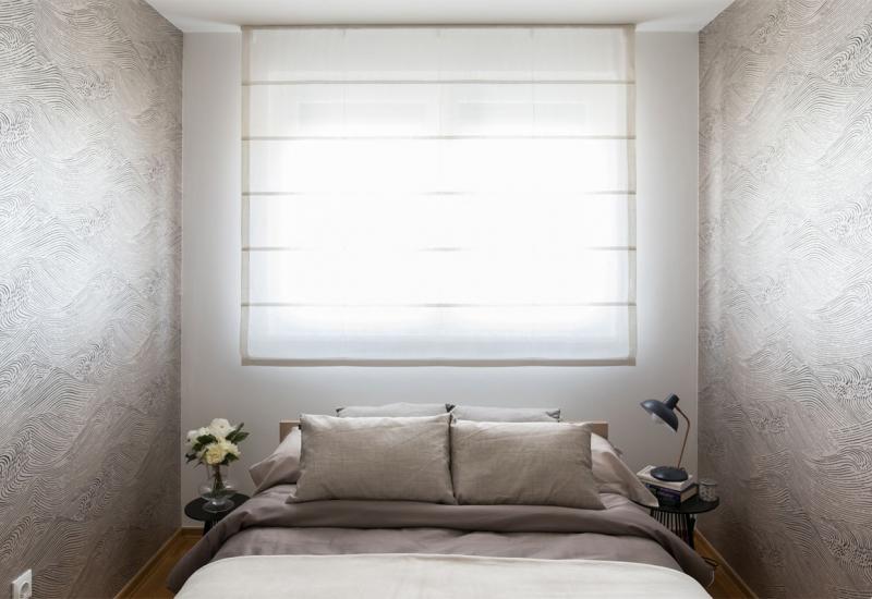 Bočni zidovi u tapetama - Devet super rješenja za male spavaće sobe