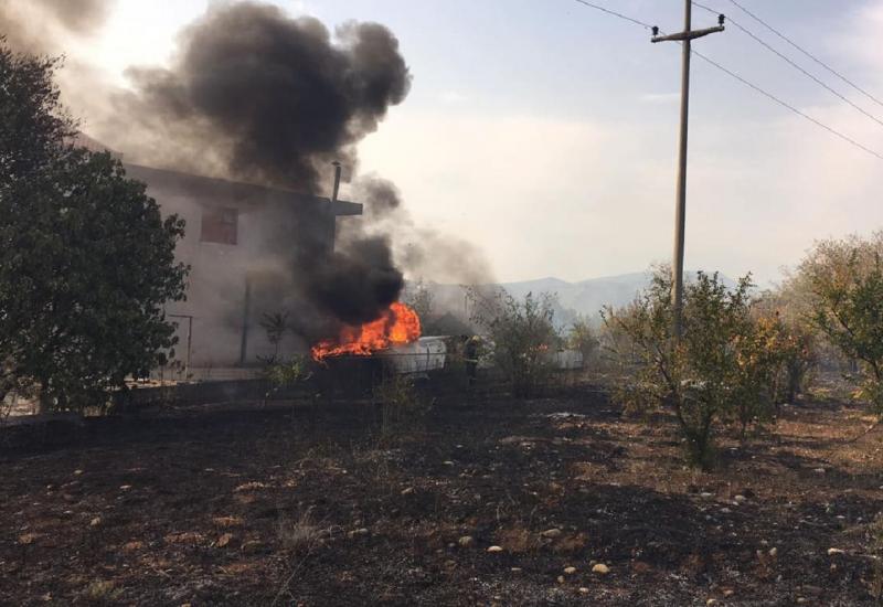 Požar ugrozio kuće i imovinu stanovnika na Ortiješu