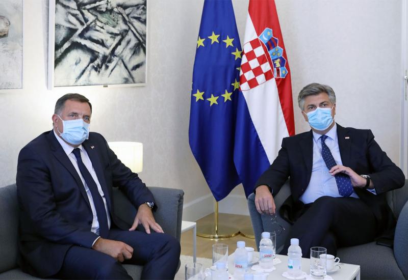 Dodik u Zagrebu upozorio na majorizaciju i marginalizaciju Hrvata i Srba