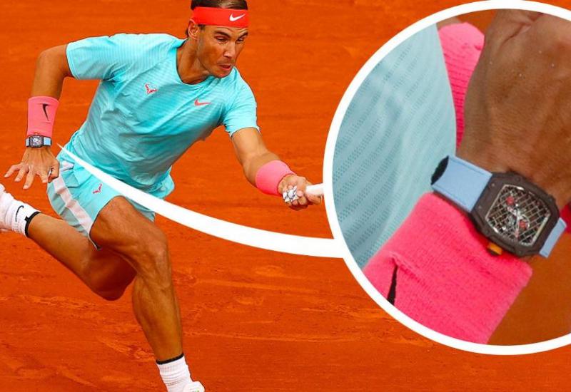 Rafael Nadal godinama uzima velike novce od bogatih sponzora - Rafael Nadal na Roland Garrosu igra sa satom od milijun dolara