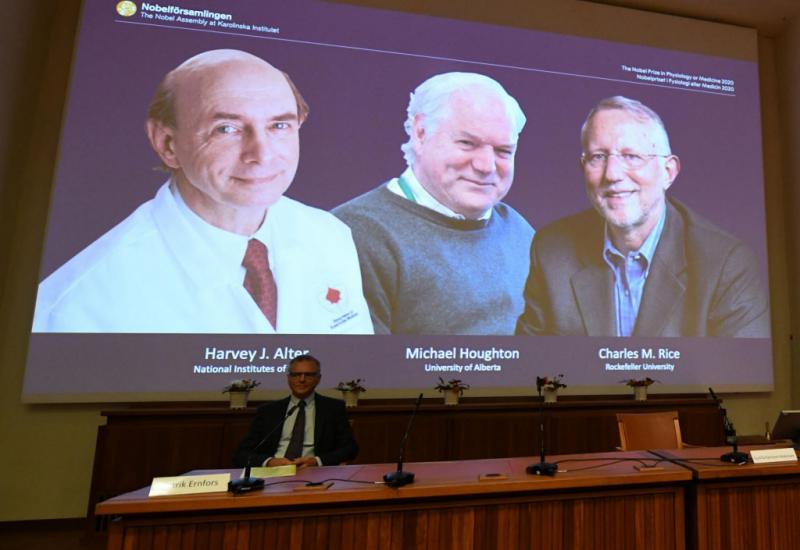 Nobel za medicinu trojici znastvenika koji su otkrili virus hepatitisa C