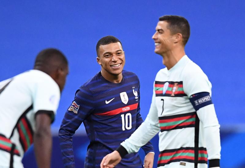 Mbappe i Ronaldo biti su dobro čuvani u susretu Francuska - Portugal (0:0) - Norveška i Danska najefikasnije; Francuska protiv Portugala opet 0:0