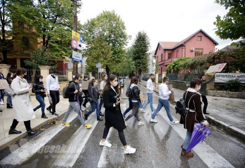 Mostarski studenti na ulicama - Znamo šta možemo: Mostarski studenti na ulicama