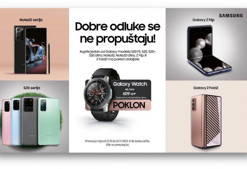 Otvorena sezona darivanja: Samsung Galaxy Watch 46mm na poklon uz kupovinu odabranih uređaja